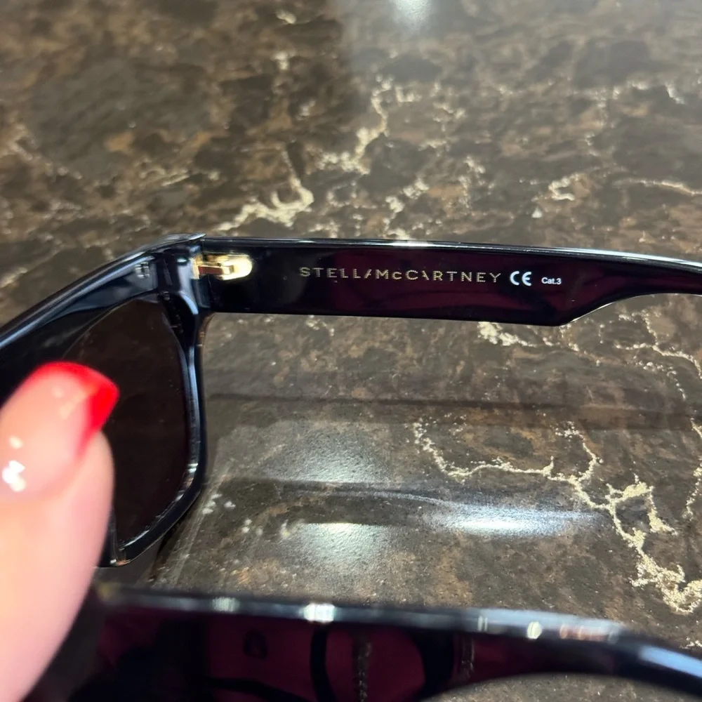Stella McCartney Kids Black and Red Sunglasses